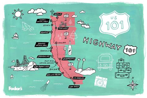 Road Trip Itinerary Highway 101 From San Diego To Seattle And Back Again