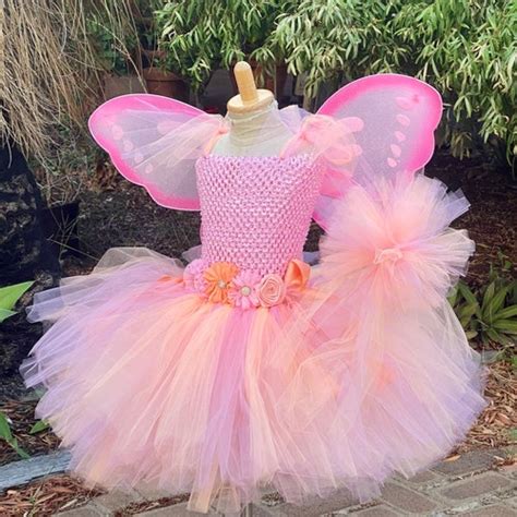 Sparkly Hot Pink Fairy Tutu Dress Fairy Tutu Dress With Etsy