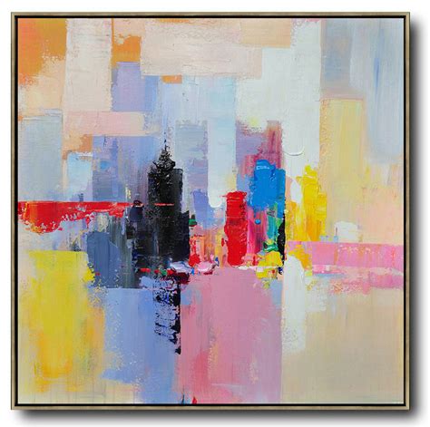 Oversized Palette Knife Painting Contemporary Art On Canvas Acrylic