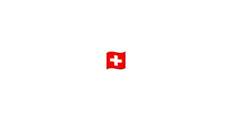 Ein weißes kreuz auf einem quadratischen roten hintergrund. Flagge: Schweiz-Emoji