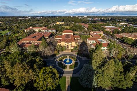 Vista Aerea Di Stanford University Campus Palo Alto California Us