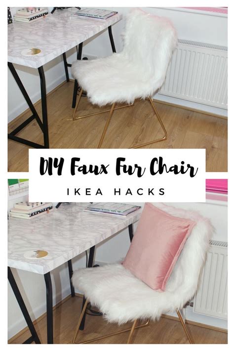 Ikeachairdiybedrooms Diy Fur Chair Cover Ikea Hacks My New Room