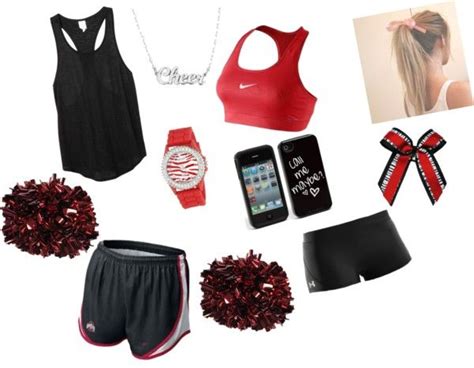 Cheer Practice By Epicswaggy Liked On Polyvore Cheer Practice Outfits Practice Wear Cheer