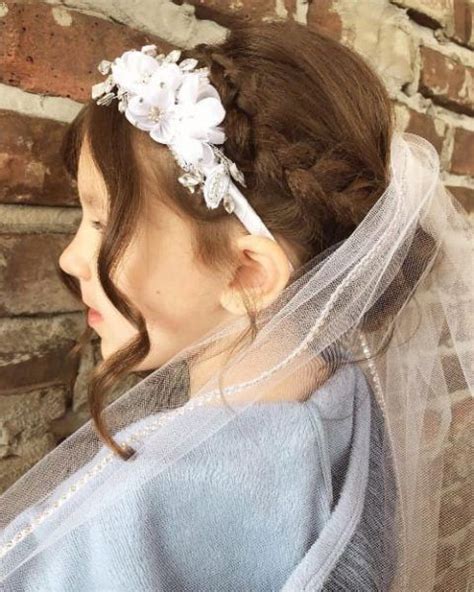 53 First Holy Communion Hairstyles For Kids Best First Communion