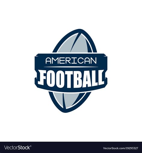 Maybe you would like to learn more about one of these? American football logo template college logos Vector Image