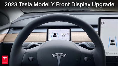 2023 Tesla Model Y Instrument Cluster Display Upgrade Tesla
