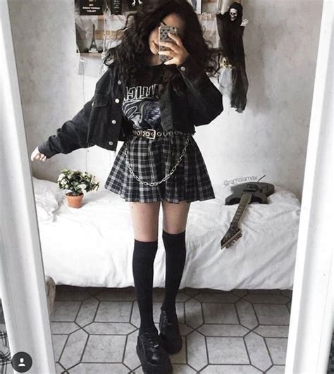 Emo Fit Alternative Outfits Aesthetic Grunge Outfit Egirl Fashion