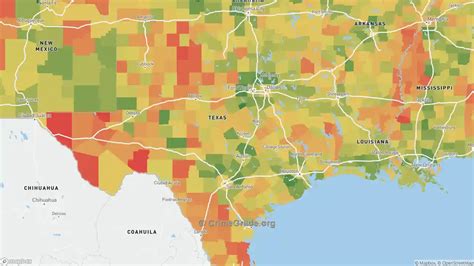 Texas Violent Crime Rates And Maps