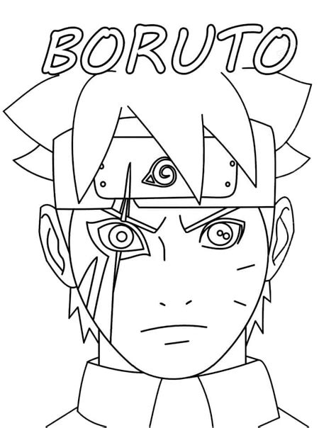 Boruto Incr Vel Para Colorir Imprimir E Desenhar Colorir Me