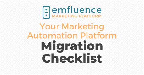 Marketing Automation Platform Migration Made Easy Emfluence Marketing