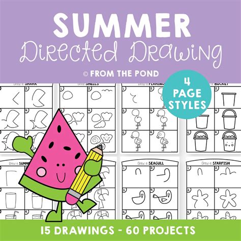 Directed Drawing Resources For Kids — From The Pond