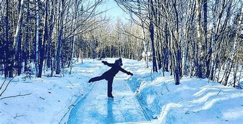 Skate Along This Enchanting Ice Trail Near Montreal This Winter Daily