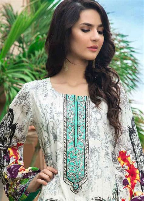 Zara Khan Embroidered Lawn Unstitched 3 Piece Suit Zk18l 3b Spring