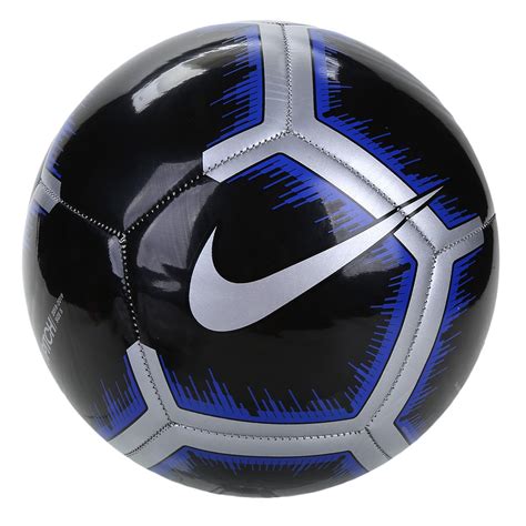 Bola De Futebol Campo Pitch Nike Preto E Cinza Em Promoção No Oferta