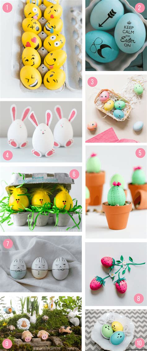 10 ý Tưởng Sáng Tạo Decorate Eggs Ideas Cho Lễ Phục Sinh
