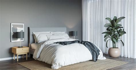 No fancy bed frame, in fact, nothing fancy at all apart from the divine flooring! 12 Easy Minimalist Interior Design Ideas - TLC Interiors