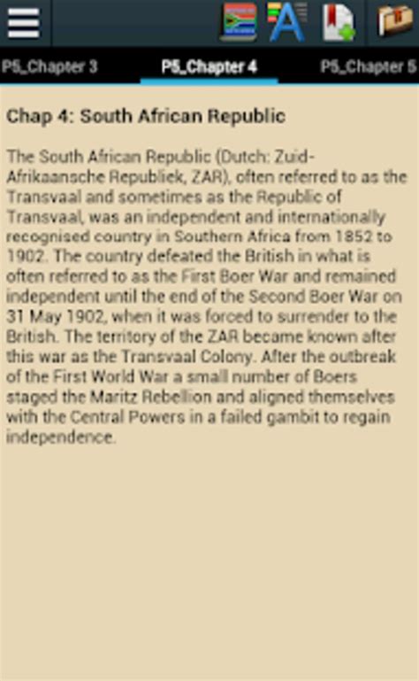 History Of South Africa Apk For Android Download