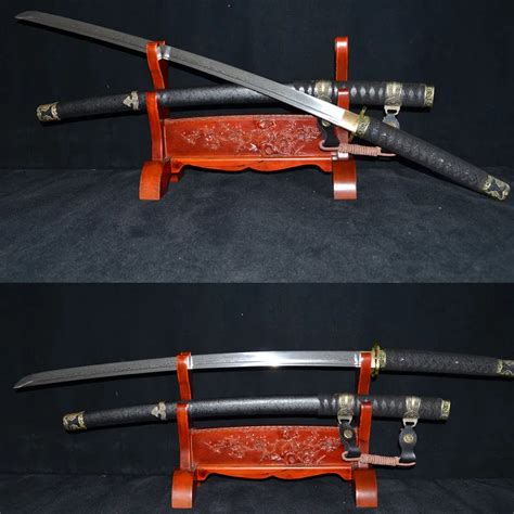 Japanese Samurai Battle Ready Sword Handmade Damascus Folded Steel
