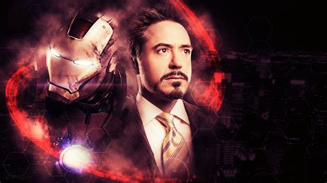 1280x800 Resolution Tony Stark And The Iron Man Suit Wallpaper Hd