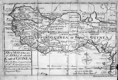 1 Eighteenth Century Political Map Of West Africa From A New Map Of