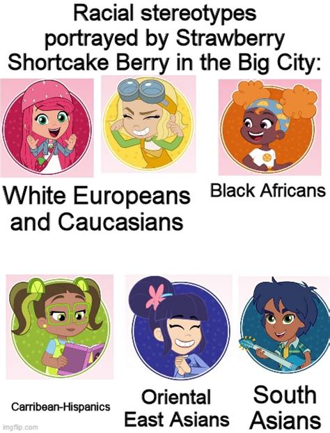 Strawberry Shortcake Berry In The Big City Racial Stereotype Portrayls