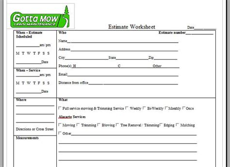 LAWN CARE SERVICE QUOTE TEMPLATE image quotes at relatably.com | Lawn maintenance, Lawn care