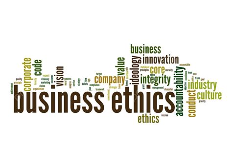 Business Ethics Word Cloud Photo Background And Picture For Free