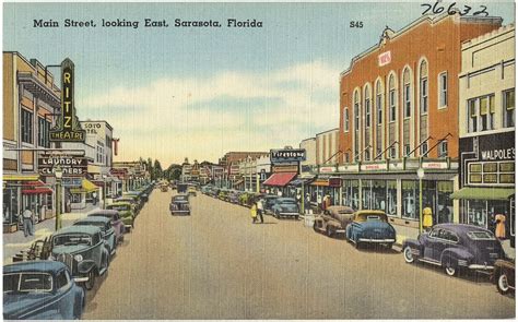 Main Street Looking East Sarasota Florida