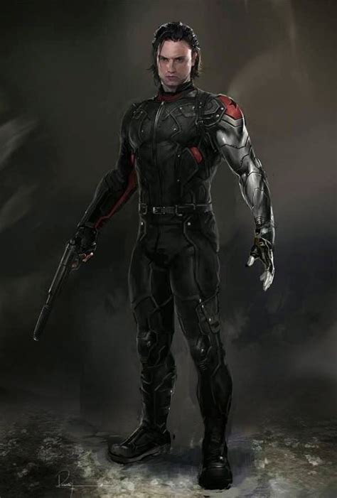 Bucky Barnes Concept Art Winter Soldier Captain America Winter
