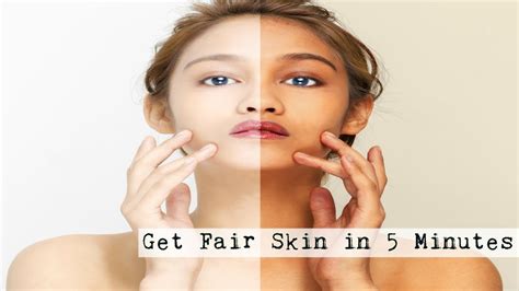 How To Get Fair Skin Naturally In Minutes Youtube
