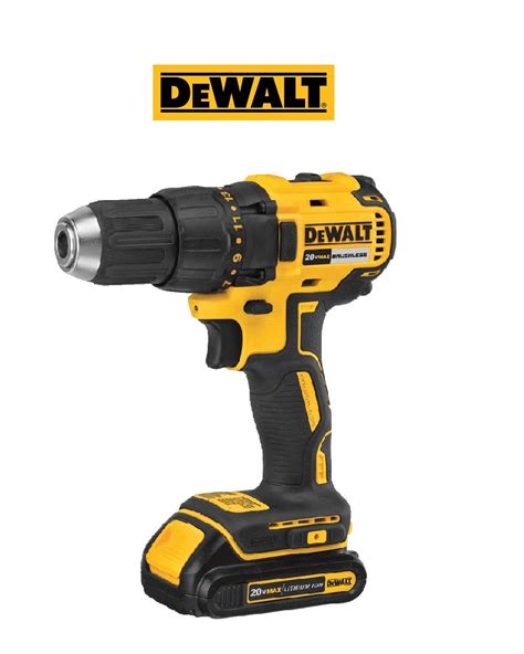 Dewalt V Max Lithium Ion Compact Rechargeable Drill Sunrek