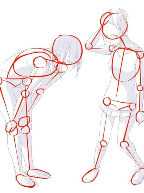 C Mo Dibujar El Cuerpo Humano Manga Ilustraideas Stick Figure