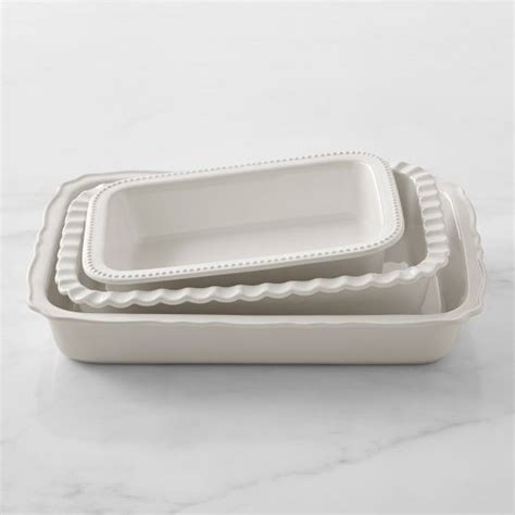 Five 5 dockside bakeware ceramic stoneware baking set. Stoneware Rectangular Bakers, Set of 3 | Stoneware, Baking ...