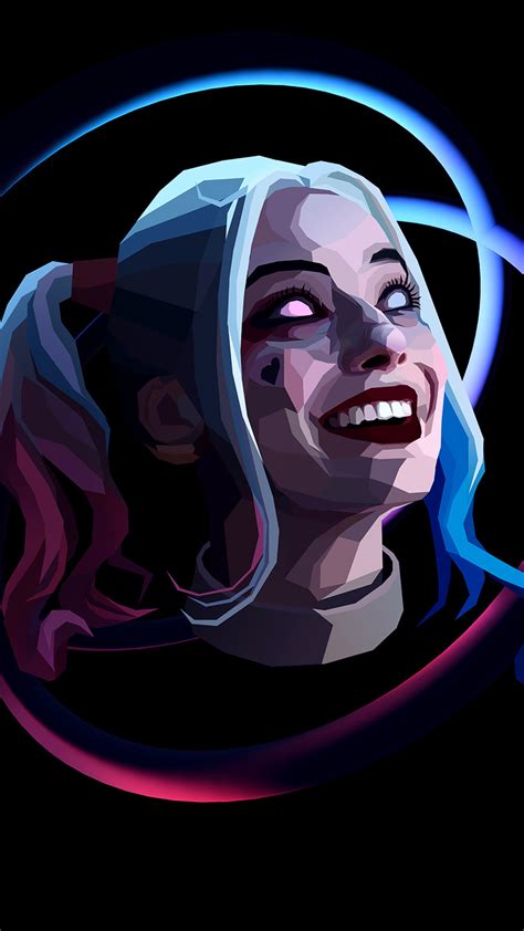 1080x1920 Harley Quinn Abstract Art Iphone 7 6s 6 Plus Pixel Xl One Plus 3 3t 5 Hd 4k