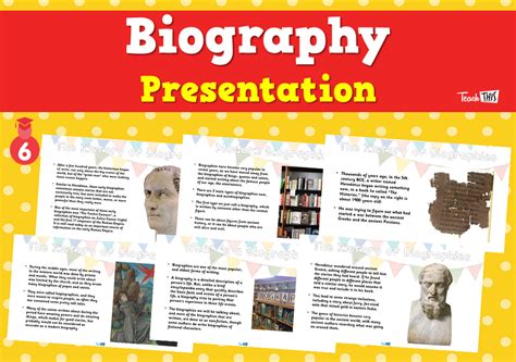 Biography Presentation Teacher Resources And Classroom Games