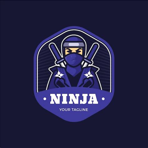 Premium Vector Detailed Ninja Logo Template