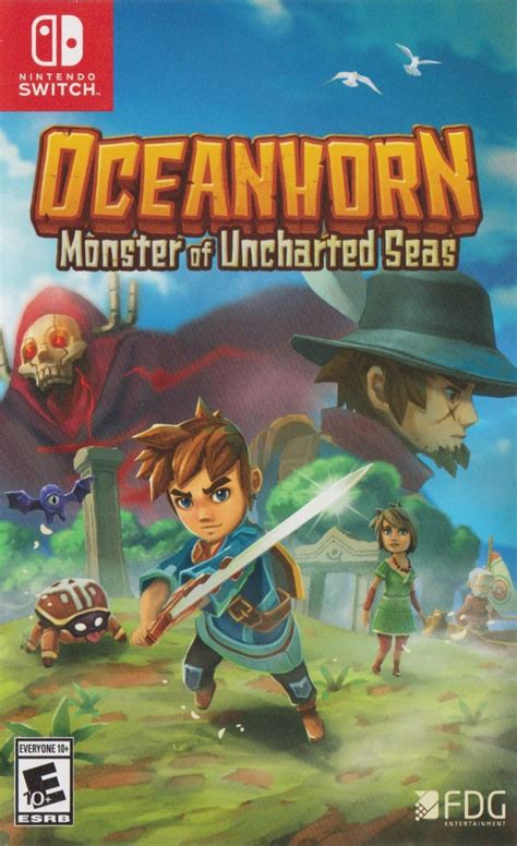 Oceanhorn Monster Of Uncharted Seas 2017 Nintendo Switch Box Cover