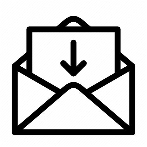 Email Inbox Incoming Mail Message Icon Download On Iconfinder