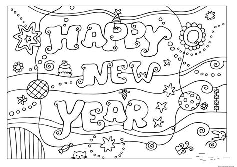 Here, we have provided new year coloring pages with a lot of variations. Printable coloring pages Happy New Year 2016Free Printable ...