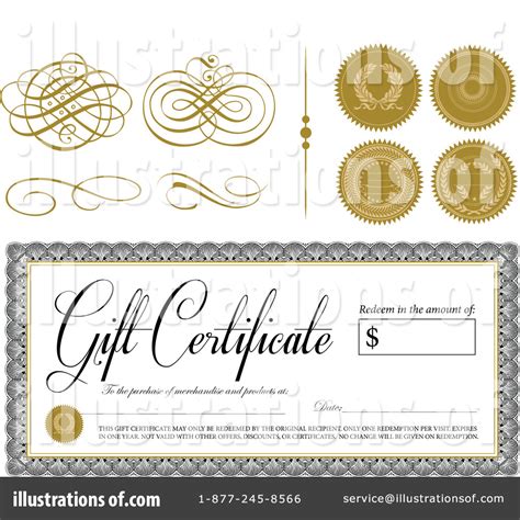 T Certificate Clipart 1084218 Illustration By Bestvector