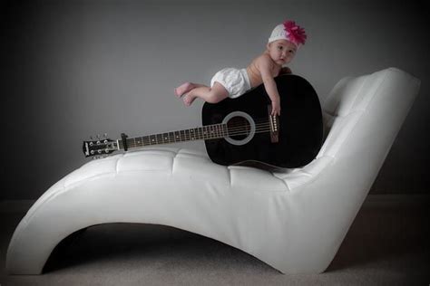 Baby Guitar Photography Baby Portraits Guitar Photography Maternity