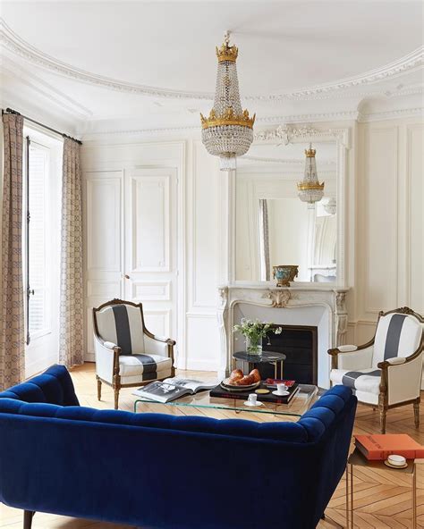 Parisian Living Room Design Online Information