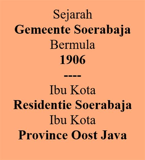 Poestaha Depok Sejarah Dewan Di Indonesia Gemeente Soerabaja