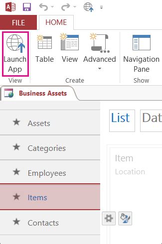 Select create to create a new site using a site template. Track inventory with the asset tracking web app - Access