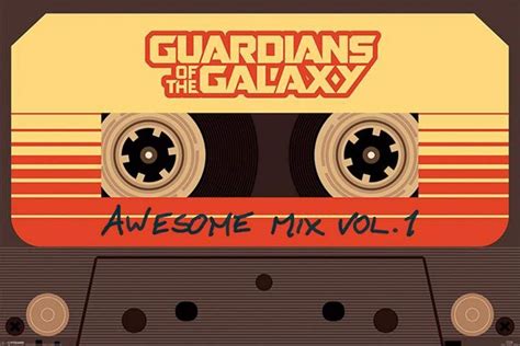 Pyramid International Guardians Of The Galaxy Awesome Mix Vol 1