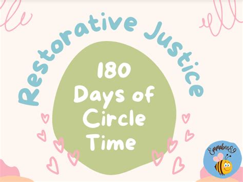 180 Circle Time Talking Points Restorative Justice Teaching Resources