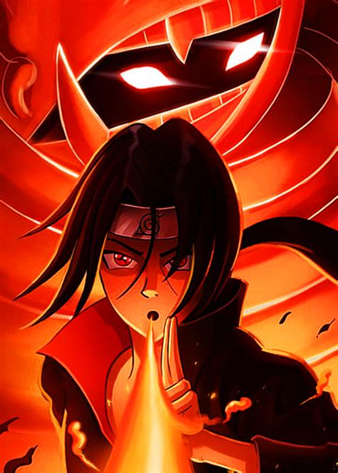 Naruto Itachi Uchiha Poster Itachi Uchiha Anime Manga