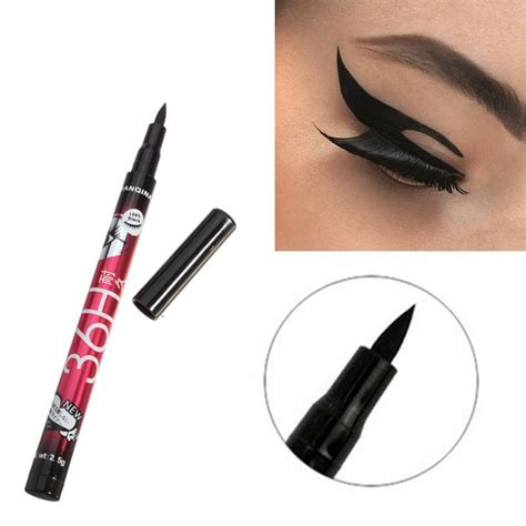 Luckyfine Black Waterproof Liquid Eyeliner Pen Long Lasting Eyeliner