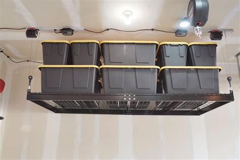 Overhead Garage Storage Lift Electric Hoist Dandk Organizer