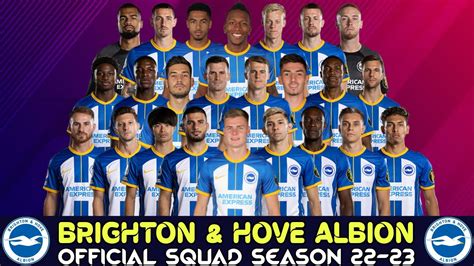 Brighton And Hove Albon Full Squad 202223 Season Brighton And Hove